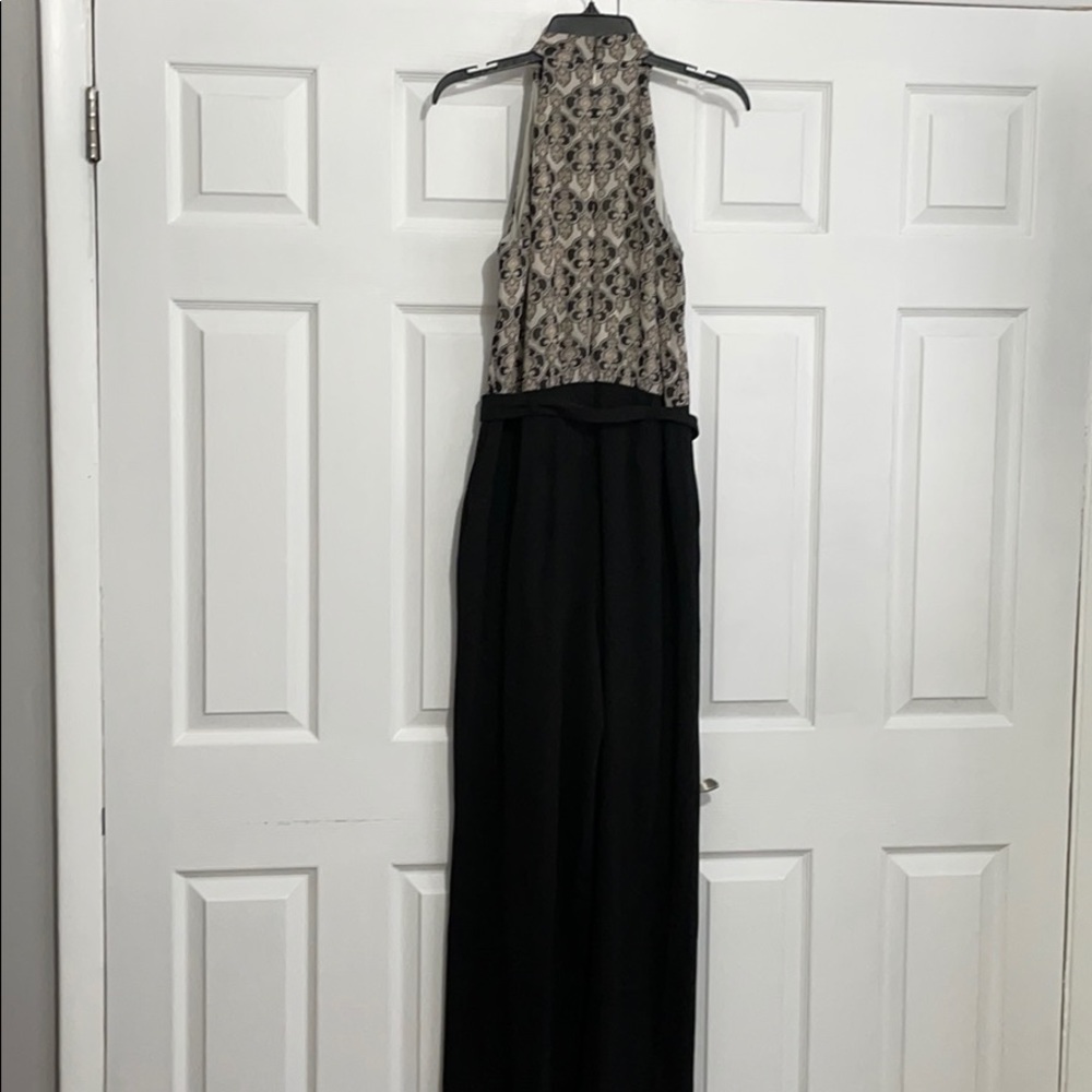 Black and Tan jumpsuit